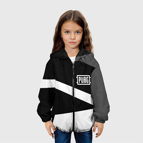 Детская куртка PUBG online geometry / 3D-Черный – фото 3