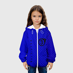 Куртка с капюшоном детская Half life 3 logo games, цвет: 3D-белый — фото 2