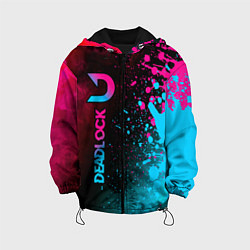 Детская куртка Deadlock - neon gradient по-вертикали
