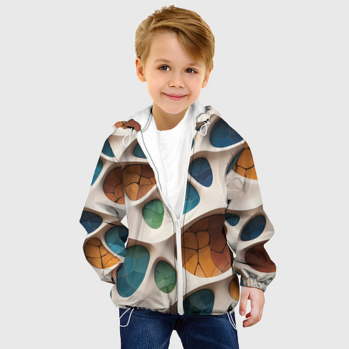 Детская куртка Вдохновлено Антонио Гауди / 3D-Белый – фото 4