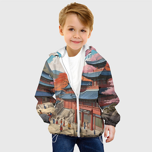 Детская куртка Чосон иллюстрация / 3D-Белый – фото 4