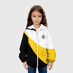Куртка с капюшоном детская Мы русские с нами Бог малый черный кцк Николай II, цвет: 3D-белый — фото 2