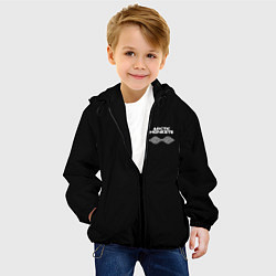 Куртка с капюшоном детская Arctic Monkeys - classic black color, цвет: 3D-черный — фото 2