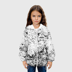 Куртка с капюшоном детская Arctic Monkeys - Графический хаос, цвет: 3D-белый — фото 2