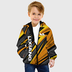 Куртка с капюшоном детская Lixiang- gold edition, цвет: 3D-черный — фото 2