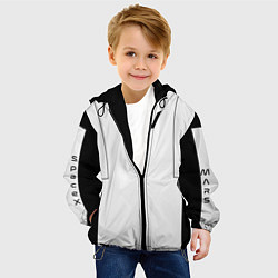 Куртка с капюшоном детская Скафандр space, цвет: 3D-черный — фото 2