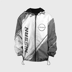 Детская куртка Nissan - white gradient вертикально
