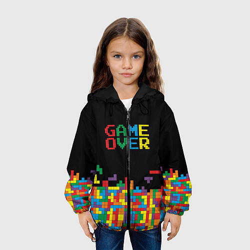 Детская куртка Game over / 3D-Черный – фото 3