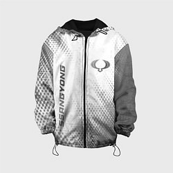 Детская куртка SsangYong - white gradient вертикально