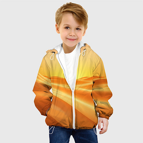 Детская куртка Золотые пески / 3D-Белый – фото 4