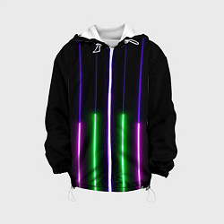 Детская куртка Color Purple green pink