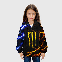 Куртка с капюшоном детская Monster energy storm, цвет: 3D-черный — фото 2