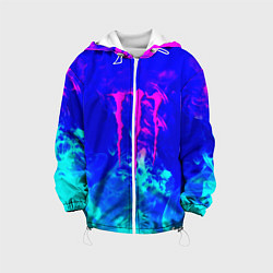 Детская куртка Monster energy дым неоновый