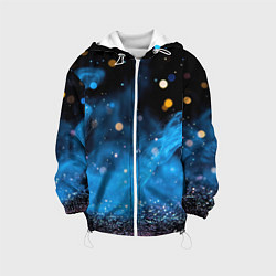 Детская куртка Синяя текстура бокке