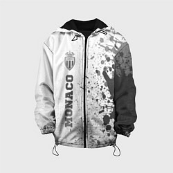 Куртка с капюшоном детская Monaco - white gradient по-вертикали, цвет: 3D-черный