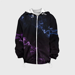 Детская куртка Color black blue pink