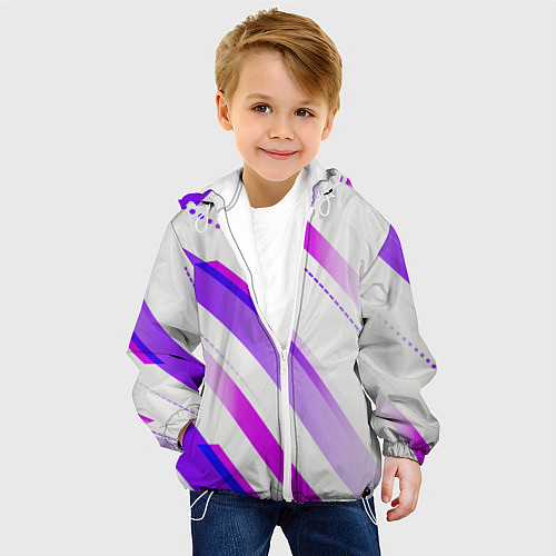 Детская куртка Color white pink / 3D-Белый – фото 4