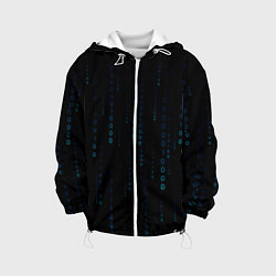 Детская куртка Color black blue