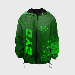 Детская куртка BYD - green gradient вертикально