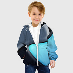 Куртка с капюшоном детская Разноцветный, цвет: 3D-белый — фото 2