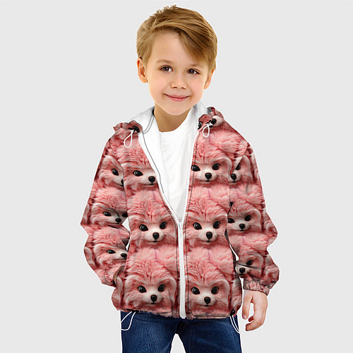 Детская куртка Игрушки зверушки / 3D-Белый – фото 4