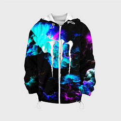 Детская куртка Monster energy космическая абстракция