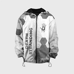 Детская куртка Death Stranding - white gradient вертикально