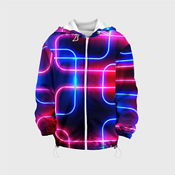 Детская куртка Цветные светящиеся неоны