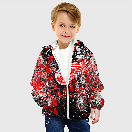 Детская куртка Detroit Red Wings NHL black / 3D-Белый – фото 4