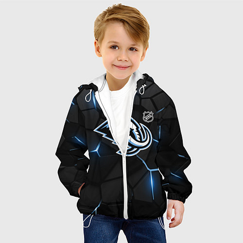 Детская куртка Юта Маммот - НХЛ хоккей / 3D-Белый – фото 4