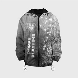 Детская куртка Poppy Playtime - grey gradient по-вертикали