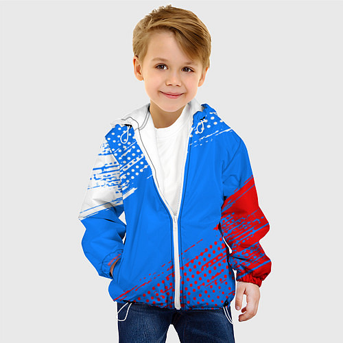 Детская куртка Патриот - флаг / 3D-Белый – фото 4