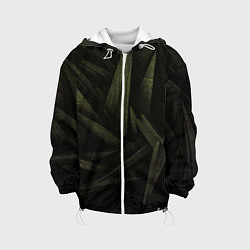 Детская куртка Абстракция - green triangles