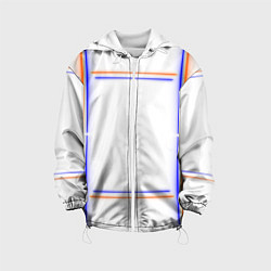Детская куртка Neon white orange light blue