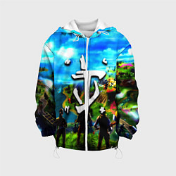 Детская куртка Fortnite x doom logo