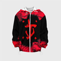 Детская куртка Doom огненные краски