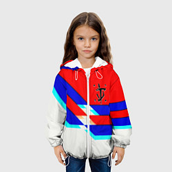 Куртка с капюшоном детская Doom geometry cyber sport, цвет: 3D-белый — фото 2