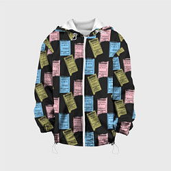 Куртка с капюшоном детская Советские билеты транспорта, цвет: 3D-белый