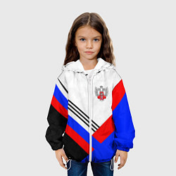 Куртка с капюшоном детская Федерация бокса - Россия, цвет: 3D-белый — фото 2