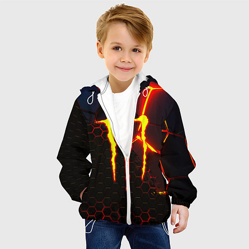 Детская куртка Monster energy броня краски / 3D-Белый – фото 4