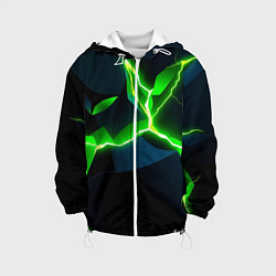 Детская куртка Neon green glow