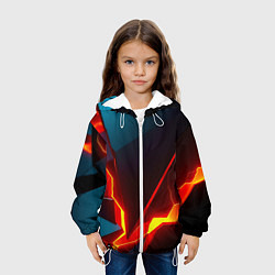 Куртка с капюшоном детская Rift, цвет: 3D-белый — фото 2