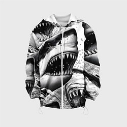 Детская куртка Белая акула - стая