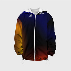 Детская куртка Color black red blue