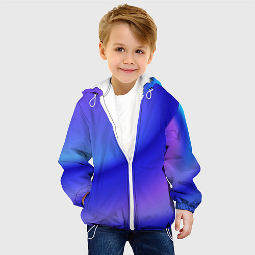 Детская куртка The color is multicolored / 3D-Белый – фото 4