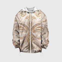 Детская куртка Перламутровый орнамент с перьями