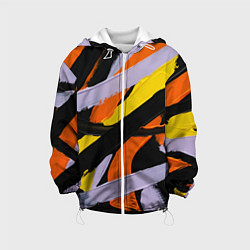 Детская куртка Полоски краски абстракция