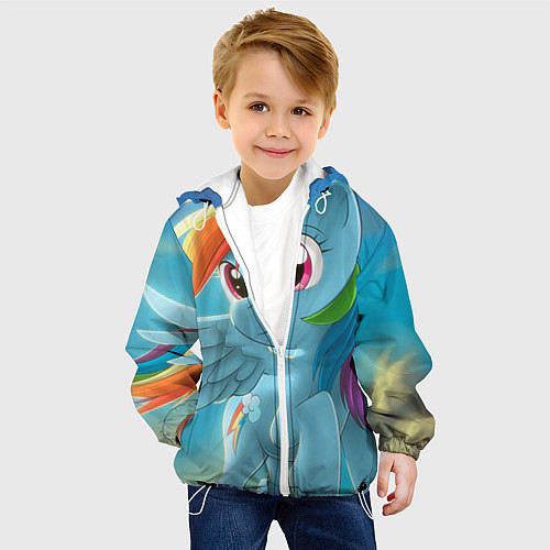Детская куртка My littlle pony / 3D-Белый – фото 4