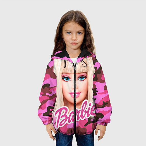 Детская куртка Барби / 3D-Черный – фото 3
