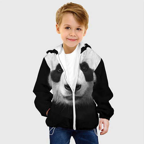 Детская куртка Взгляд панды / 3D-Белый – фото 4